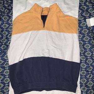Multi Colored Quarter Zip Pullover